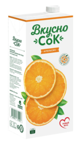 ВкусноСок 0,95/12 АПЕЛЬСИН ТП