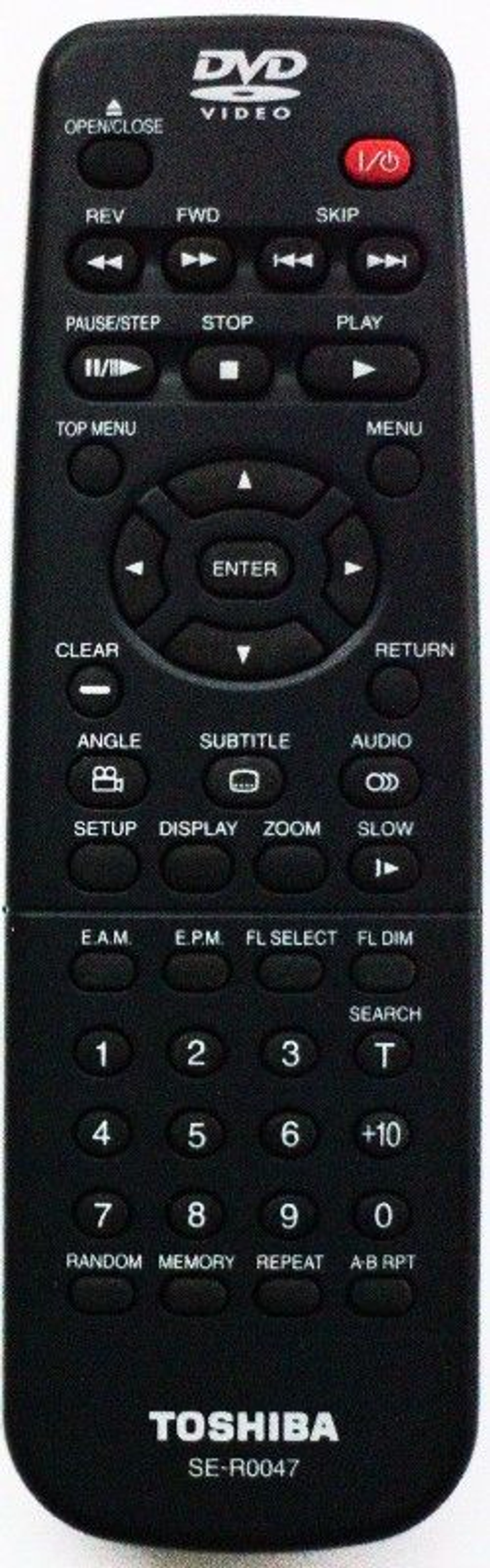 Пульт ДУ TOSHIBA SE-R0047 DVD ORIGINAL