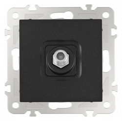 ТВ-розетка без рамки Arte Milano am-206 206.42-1.black