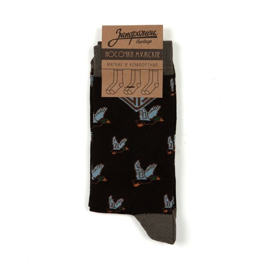 Носки ЗАПОРОЖЕЦ Дичь Черный