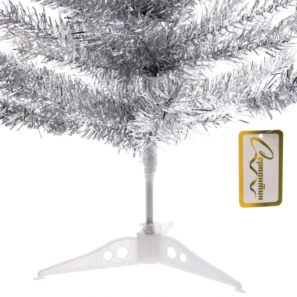 Елка «Сказочное мерцание» 90 см, ПВХ (90 веток), Серебро