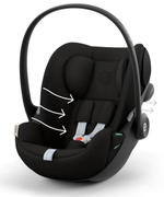 Коляска Cybex Balios S Lux BLK complete Cloud G Magic Black Base G 4 в 1 Moon Black с дождевиками