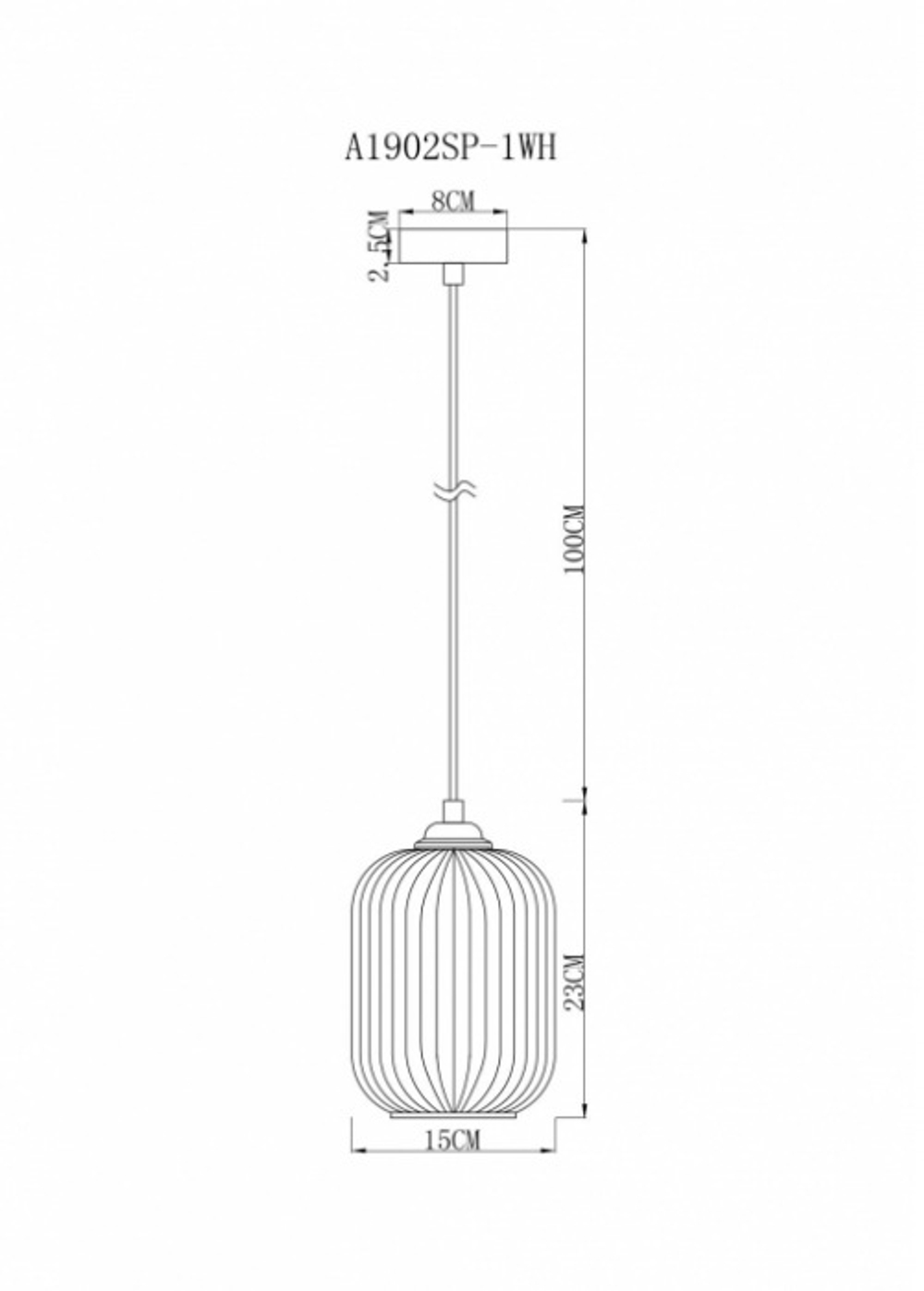 Подвесной светильник Arte Lamp ARWEN A1902SP-1WH