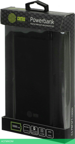 Портативное зарядное устройство Cactus CS-PBFSFT-10000 черный