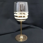 Набор 3 фужеров, 300 мл Line Gold+краска