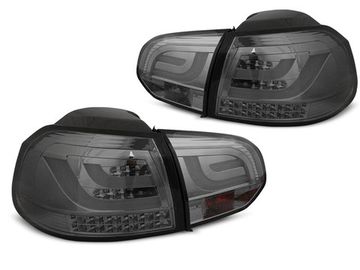 Задние фонари для Volkswagen Golf VI (08-12) LED темные