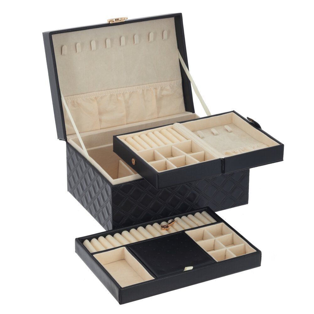 GAEM Шкатулка для украшений с дорожным футляром, L25 W18 H12,5 см