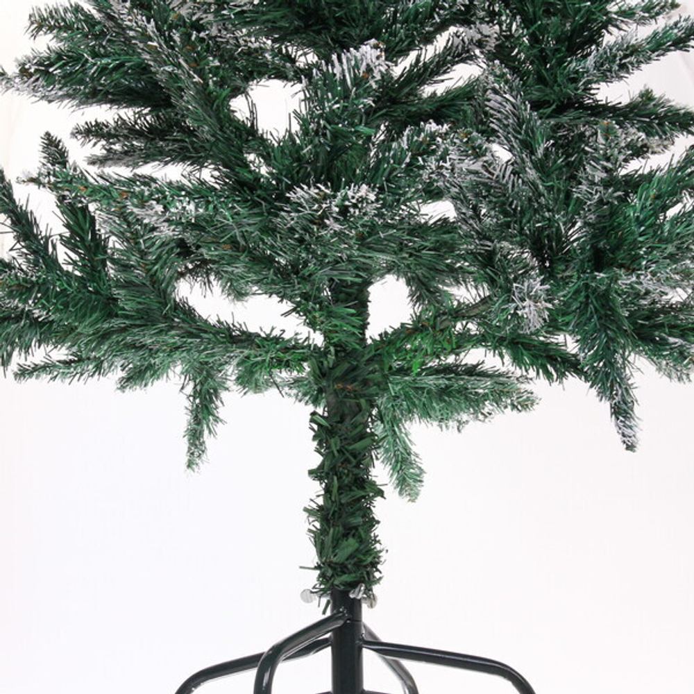 Ёлка «Рождественское чудо» 120 см ПВХ (230 веток), белый иней