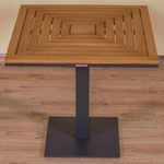 Стол обеденный Ideal Patio ЭГМОНТ из тика 80x80 резервный дубль