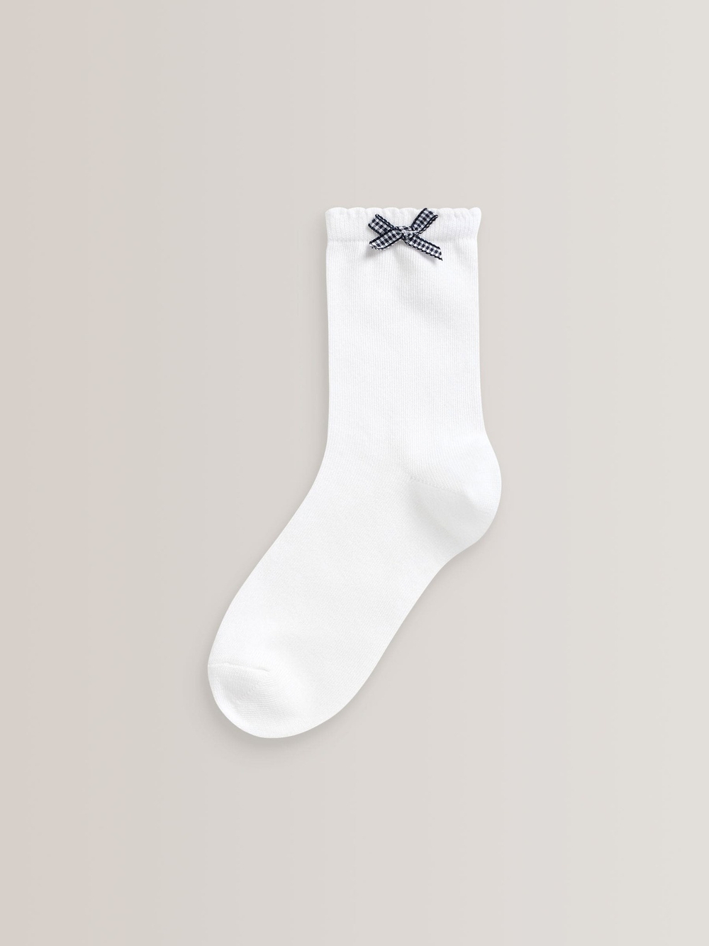 Носки хлопковые школьные для девочки Next A72-390, 5 шт., Белый