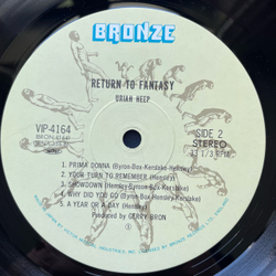 Винтажная виниловая пластинка LP Uriah Heep Return To Fantasy (Япония 1982) (Оби)