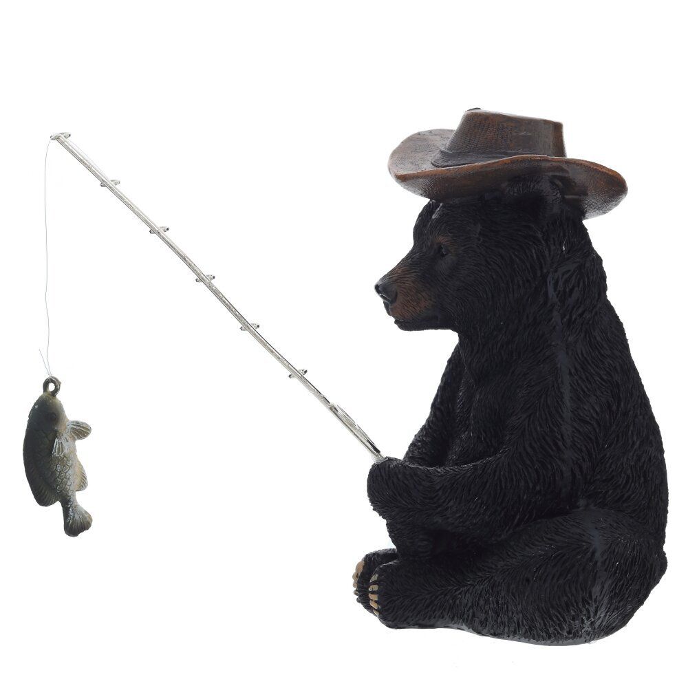 GAEM Фигурка декоративная "Медведь-рыбак", L11,5 W17 H13 см