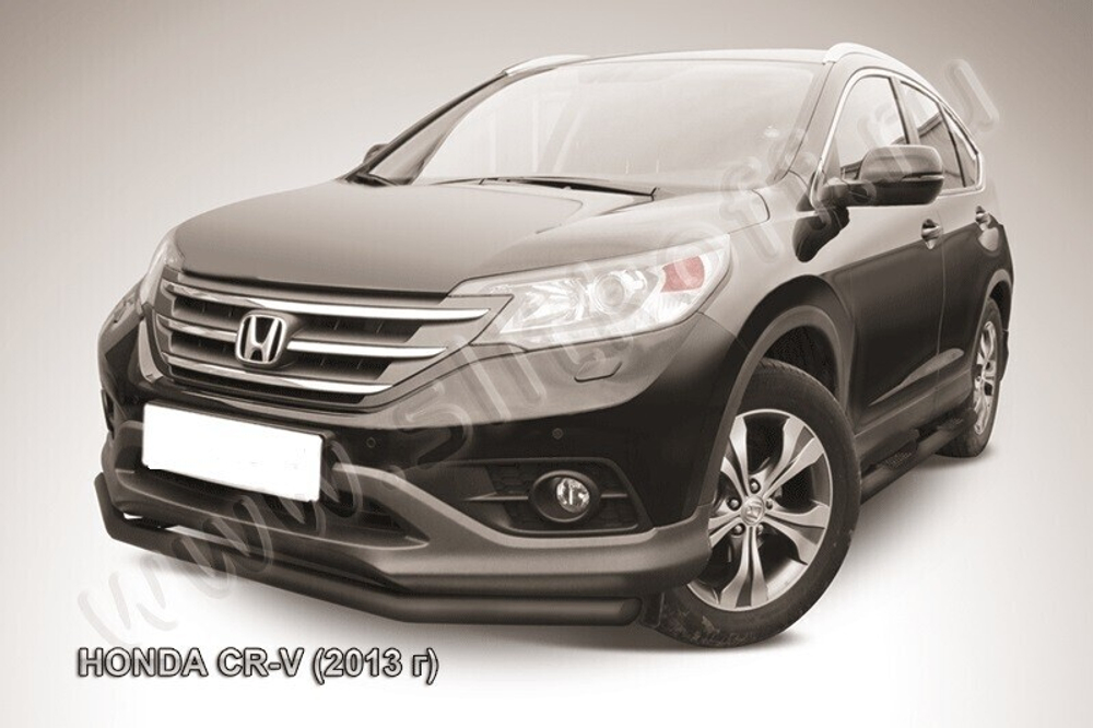Защита переднего бампера Honda CR-V 2L (2011-2015) d57 черная