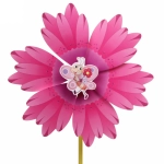 Ветрячок d-24 см «Цветочная поляна» 47 см, микс