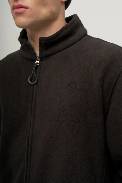 Толстовка KUL'TURA "ZIP FLEECE" Чёрный