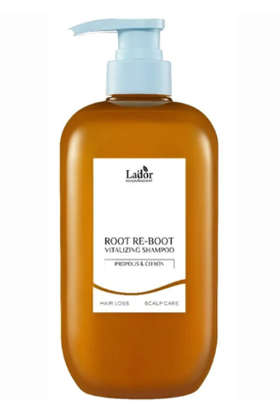 Шампунь для волос при сухой коже головы с экстрактом прополиса и цитрона 800 мл Lador Shampoo Root Re-Boot Vitalizing Propolis & Citron