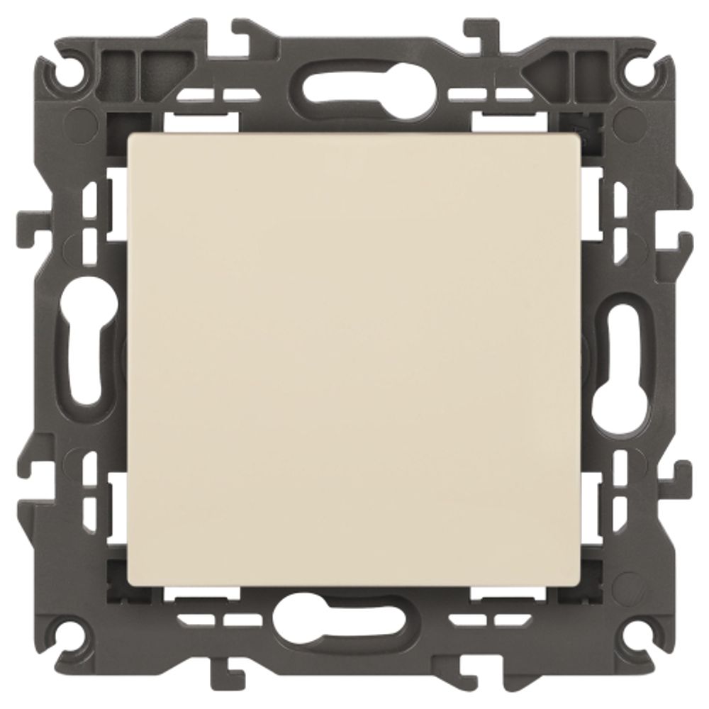 14-1111-02 ЭРА Кнопка, 10АХ-250В, Elegance, слоновая кость