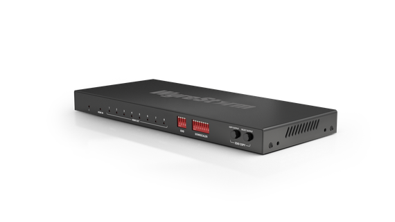 Wyrestorm SP-0108-SCL - разветвитель 1 в 8 4K60Hz HDMI2.0 (18 Гб/с), HDCP 2.2, масштабирования с 4K до 1080p, де-эмбедр