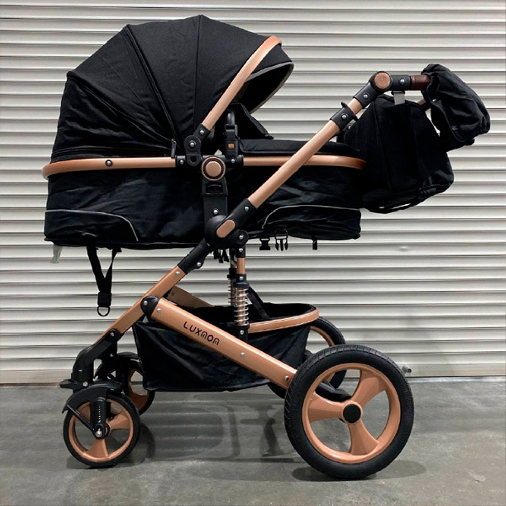 Детская коляска Luxmom 518 2в1 (черный)