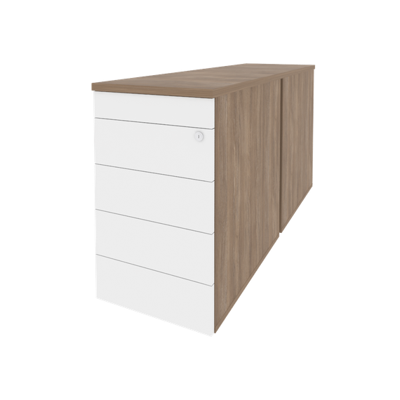 Оникс Тумба двойная приставная/опорная (TIP-ON) O.TPO-2.7 TIP  432*1475*750