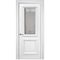 Купить Межкомнатная дверь эмаль Прима Шервуд 2 белая остеклённая 1