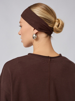 Лонгслив оверсайз коричневый