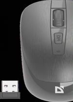 Мышь беспроводная Defender Wave MM-995 черный,4D,800-1600dpi,бесшумн