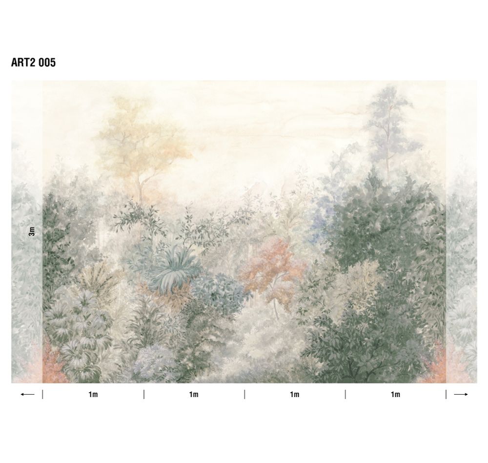 Пейзаж Южный лес панно