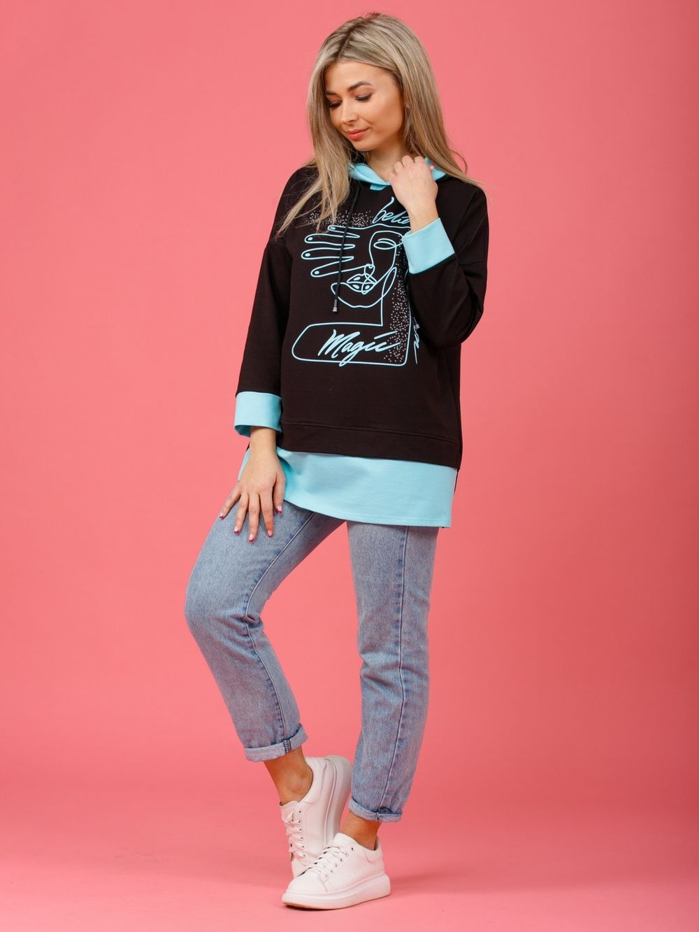 845 Туника "бирюза" SveTekst (Акция)