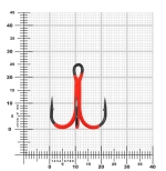 Крючки Vido Craft ST-36 BN "Тройник крашеный" (5шт/уп)