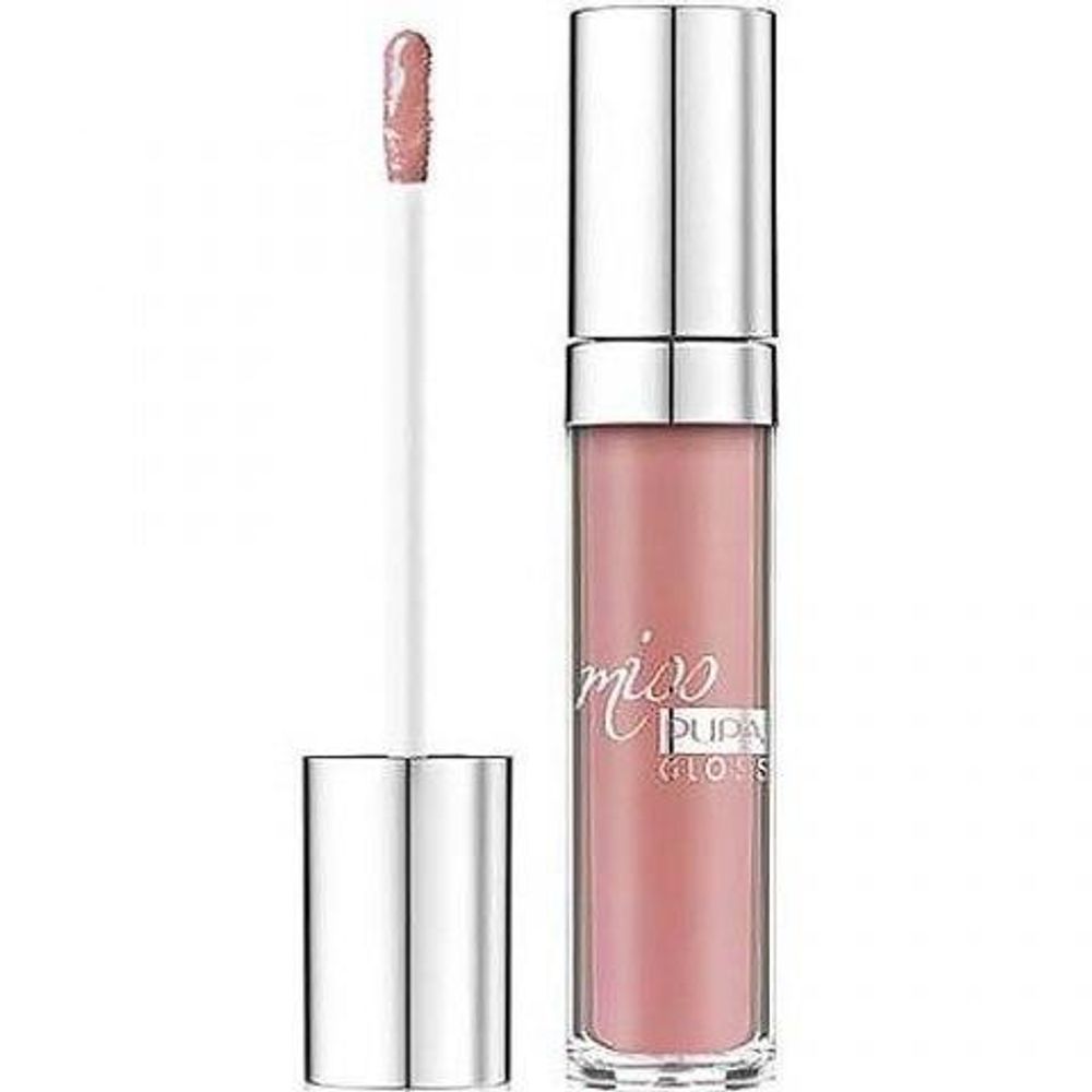 Pupa Блеск для губ Miss Pupa Gloss, тон №105, Величественный телесный, 5 мл