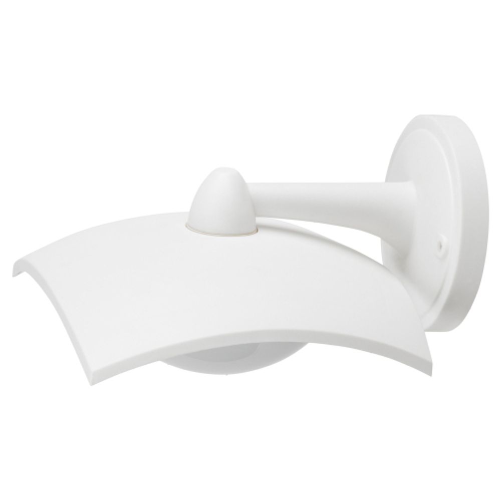 Садово-парковый светильник ЭРА ДБУ 07-8-004 Дели 4 белый 4 гранный настенный IP44 светодиодный 8Вт 6500K