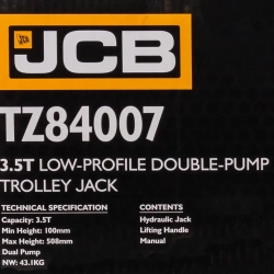 Домкрат подкатной гидравлический 3.5т JCB JCB-T84007 (TZ)