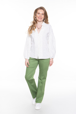 МУСЛИНОВАЯ РУБАШКА В ПОЛОСКУ