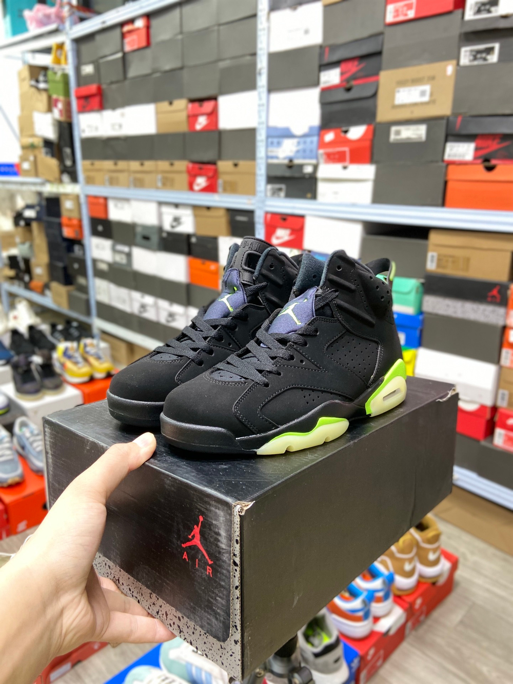 Купить Jordan 6 Retro Electric Green