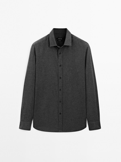 Massimo Dutti Рубашка из 100% хлопка, маренго