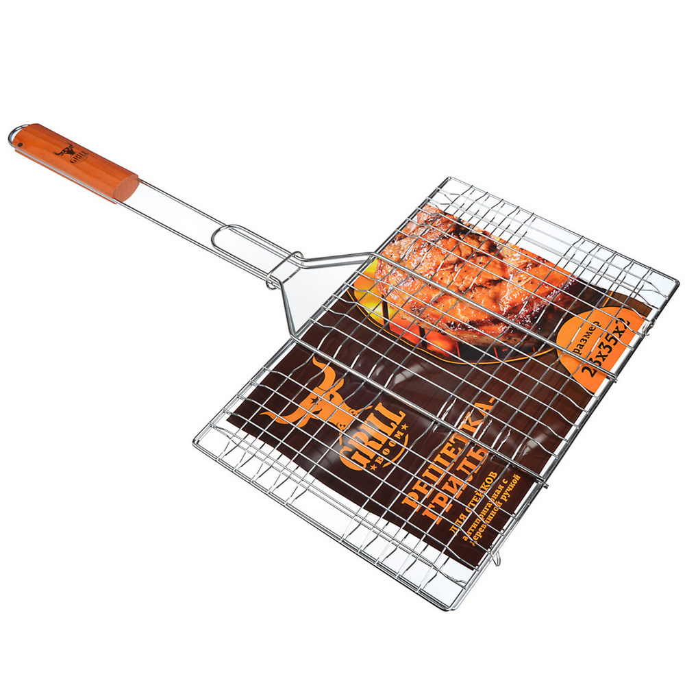 Решётка-гриль для стейков GrillBoom (23х35x2см.)