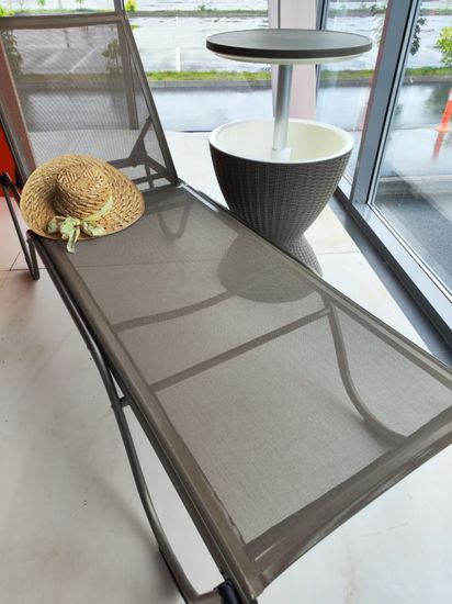 Комплект из 2 шезлонгов Ankara серый Турция