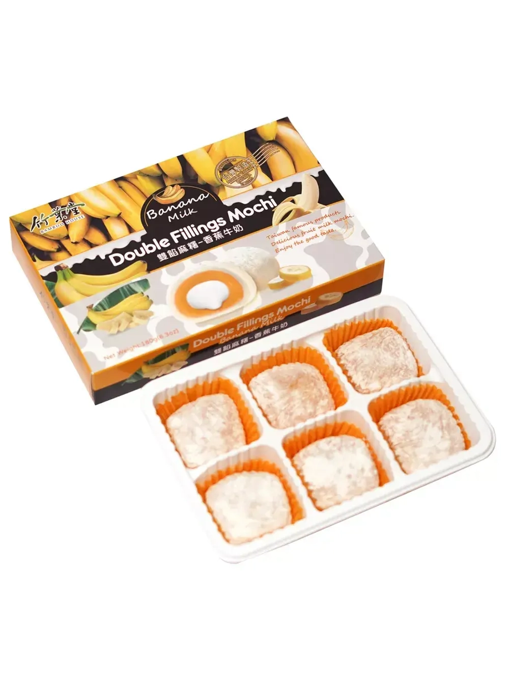 Моти со вкусом Черники, Банана, Клубники ассорти 3 шт