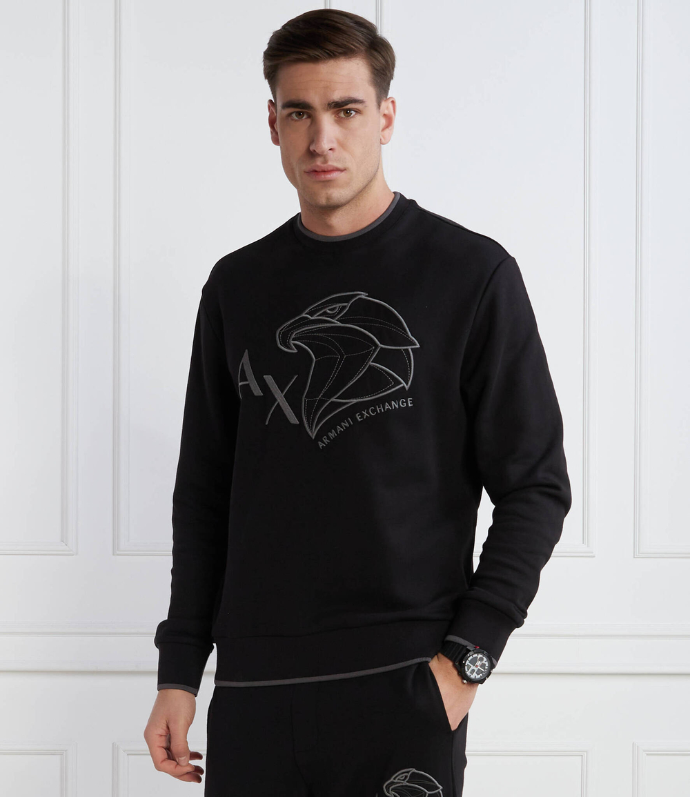 Худи Armani Exchange - черный(3DZMHQ ZJ9KZ)