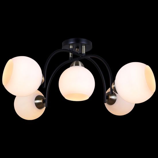 Люстра потолочная ILLUMICO E27 IL0250-5CSQ-79 BK AB