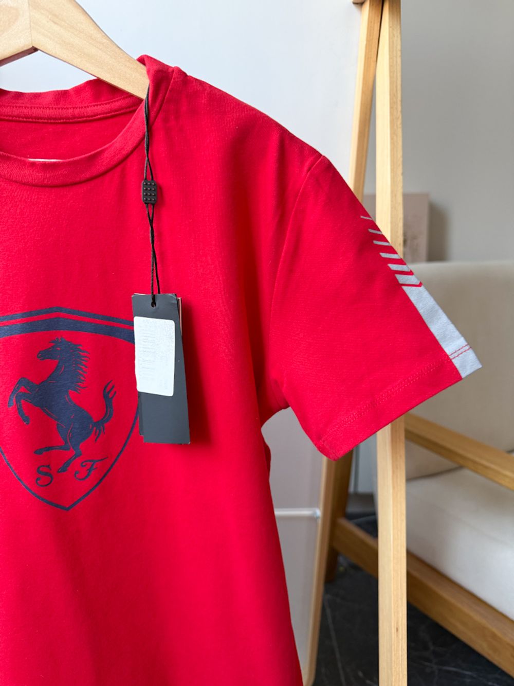 Новая хлопковая футболка Scuderia Ferrari, 140