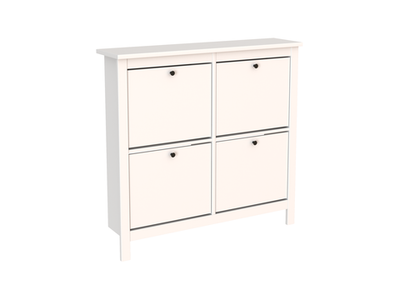 Тумба для обуви САГА 113х108 белый