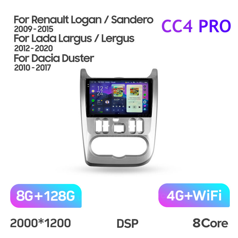 Teyes CC4 Pro 9" для Renault Logan 2010-2015
