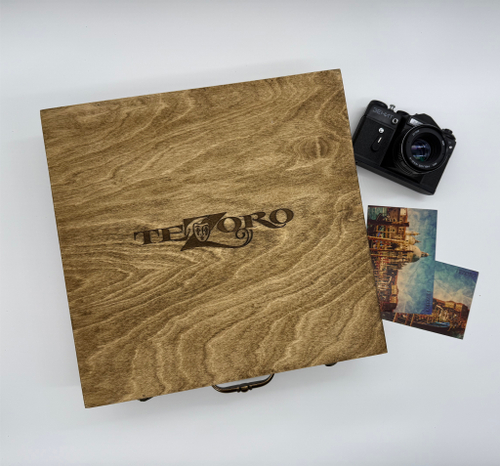 Кейс для фотоальбома из дерева