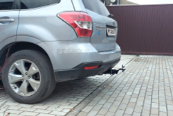 Фаркоп с унив. электрикой Smart, съемный квадрат, для Subaru Forester 2012-2018 (паспорт и сертификат) ПТ ГРУПП.SBF-12-991122.00