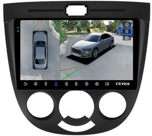 Магнитола для Chevrolet Lacetti хэтчбек (кондиционер) - Teyes CC3-2K-360 на Android 10, Быстрая, 2K QLED, CarPlay, 4G SIM-слот, 4 камеры в комплекте