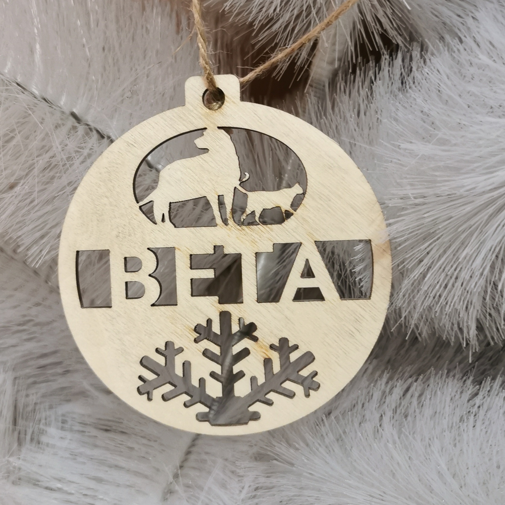Новогодняя подвеска с логотипом Вета