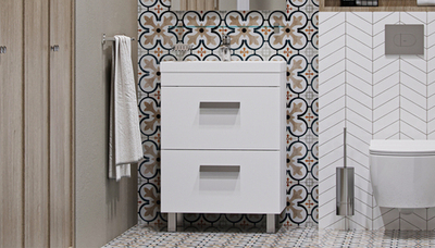 Тумба напольная VELVEX Orlando 60 белый матовый