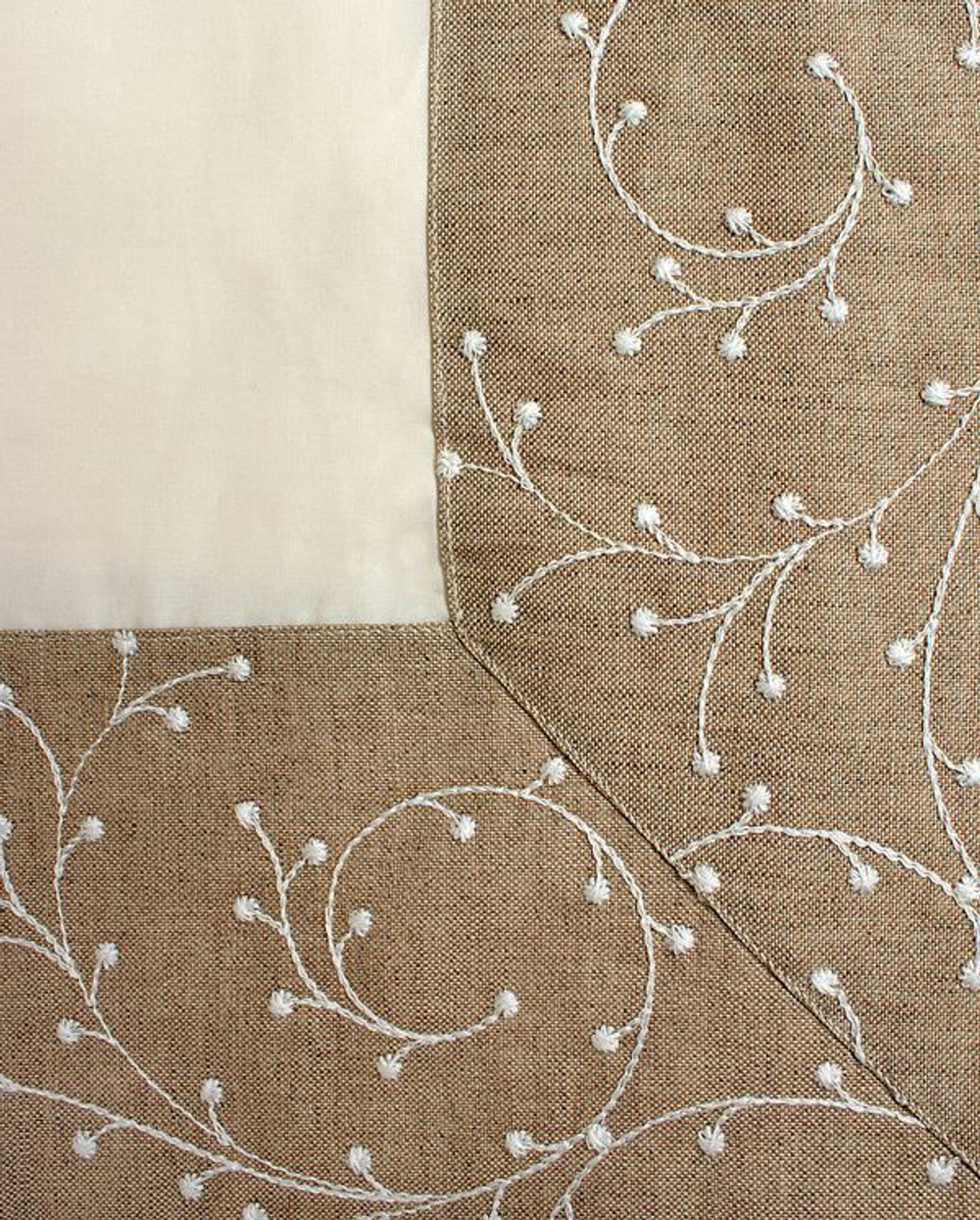 Элитный пододеяльник Иней от Bovi фрагмент